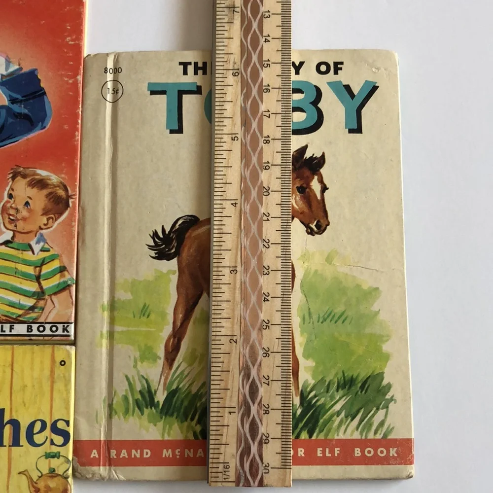 ELF BOOKS Rand McNally Junior Elf Books retro childrens books Vintage